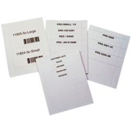 AIGNER INDEX Laser Insert Sheets, Letter - Pref. 3" x 8" (150 pcs/pkg) LI3083